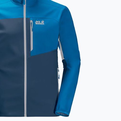 Jack Wolfskin Eagle Peak II pánska softshellová bunda modrá 1306911_1361