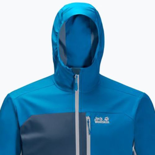 Jack Wolfskin Eagle Peak II pánska softshellová bunda modrá 1306911_1361