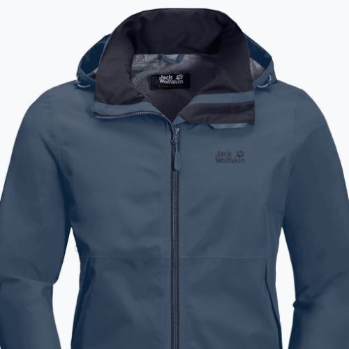 Jack Wolfskin pánska hardshelová bunda Evandale navy blue 1111131_1383