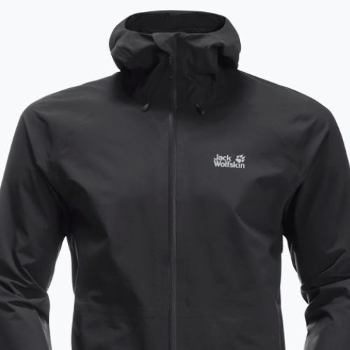 Jack Wolfskin pánska hardshelová bunda Highest Peak black 1115131_6000