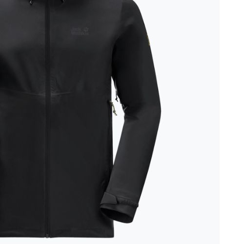 Jack Wolfskin pánska hardshelová bunda Highest Peak 2.5L čierna 1114961_6000