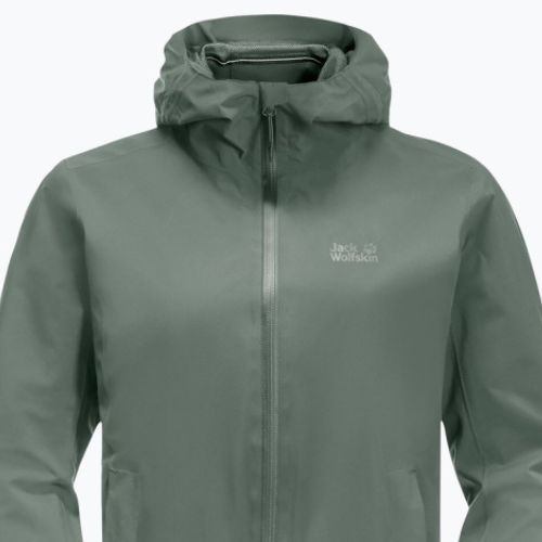 Dámska hardshellová bunda Jack Wolfskin Pack & Go Shell green 1111514_4311