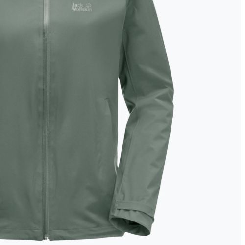Dámska hardshellová bunda Jack Wolfskin Pack & Go Shell green 1111514_4311