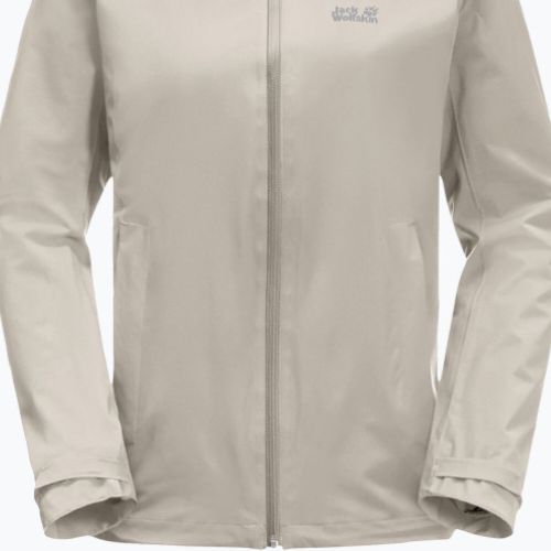 Jack Wolfskin dámska hardshellová bunda Pack & Go Shell sivá 1111514_6260