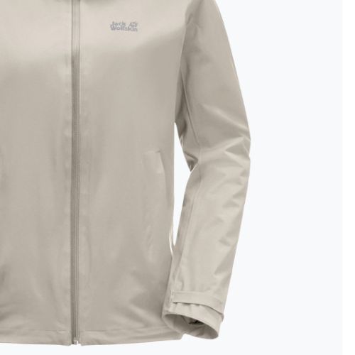 Jack Wolfskin dámska hardshellová bunda Pack & Go Shell sivá 1111514_6260