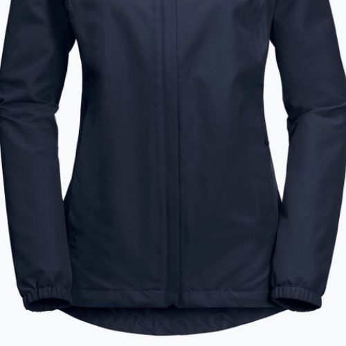 Dámska bunda do dažďa Jack Wolfskin Stormy Point navy blue 1111201_1910