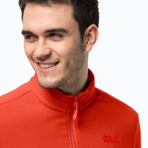 Jack Wolfskin pánska fleecová mikina Gecko orange 1709521_3017