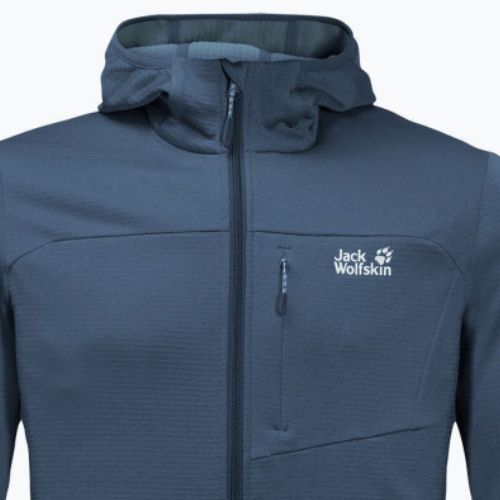 Jack Wolfskin pánska fleecová mikina Hydro Grid navy blue 1710001_1383