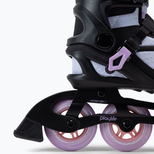 Playlife Lancer 84 dámske kolieskové korčule čiernofialové 880274