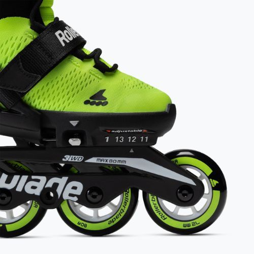 Detské kolieskové korčule Rollerblade Microblade žlté 7102000215