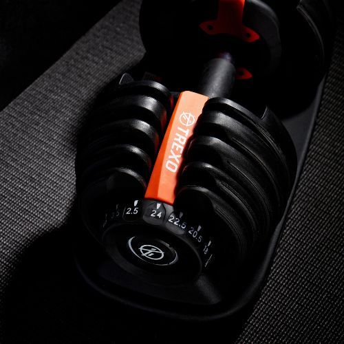 Nastaviteľná činka XTREXO 24 kg čierna ADT-24