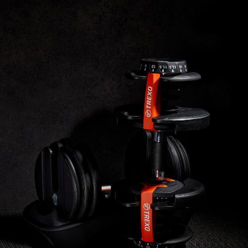 Nastaviteľná činka XTREXO 24 kg čierna ADT-24