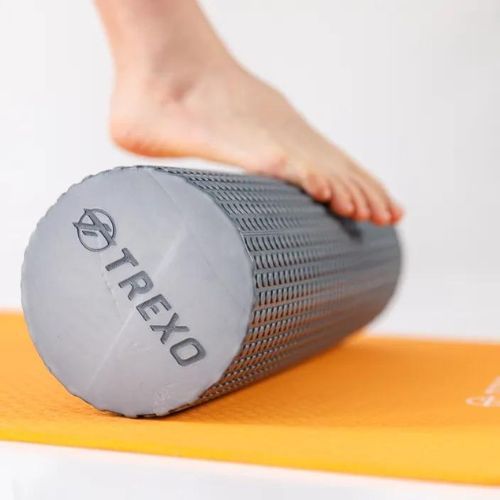 Masážny valec TREXO EVA sivý MR-EV03G