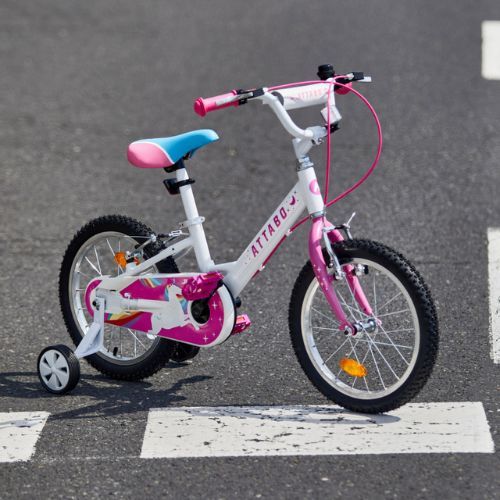 Detský bicykel ATTABO Junior 16" ružový AKB-16B
