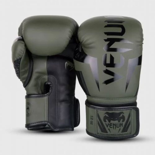 Venum Elite pánske boxerské rukavice zelené VENUM-1392