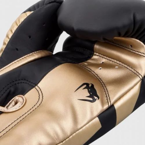 Pánske boxerské rukavice Venum Elite čierno-zlaté VENUM-1392