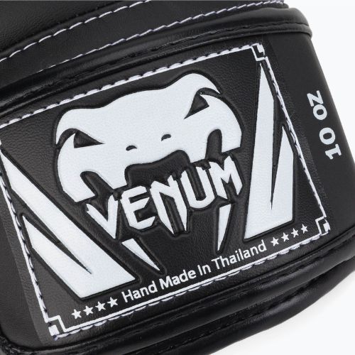 Venum Elite boxerské rukavice čiernobiele 0984