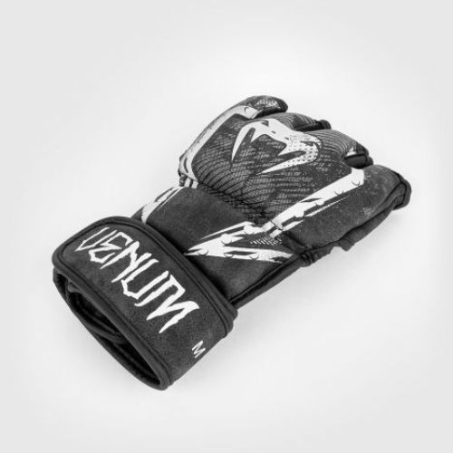 Venum GLDTR 4.0 pánske grapplingové rukavice čiernobiele VENUM-04166