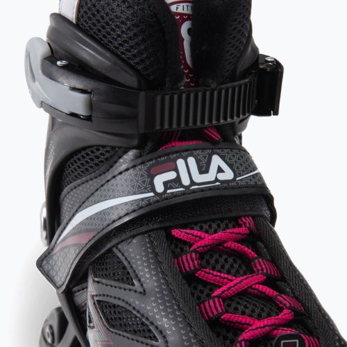 Dámske kolieskové korčule FILA Argon 84 Lady black/magneta