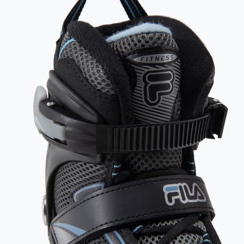 Dámske kolieskové korčule FILA Mizar 80 Lady  black/lightblue