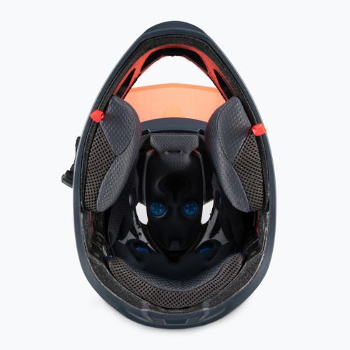 Cyklistická prilba Leatt MTB 4.0 Gravity V22 oranžová/čierna 1022070512