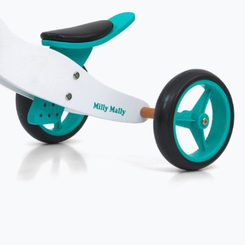 Milly Mally Jake 2v1 trojkolka biela a modrá 3218