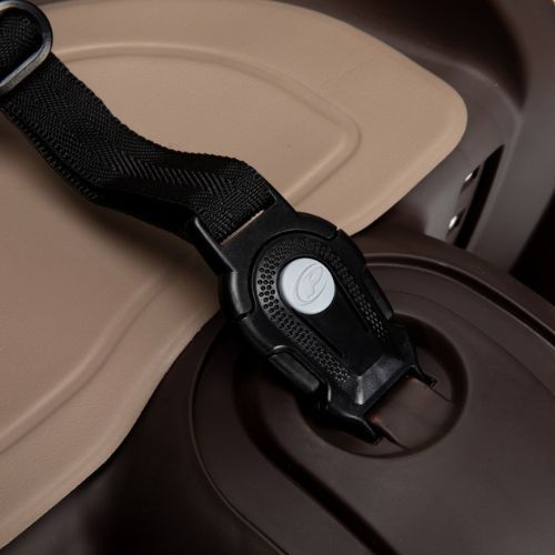 Detská cyklistická sedačka POLISPORT Groovy CFS FO hnedá 8406100016