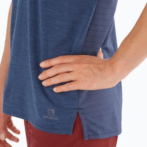 Dámske trekingové tričko Salomon Outline Summer SS tmavomodré LC1787