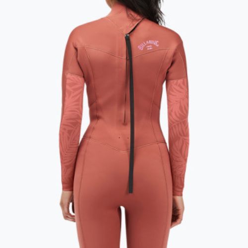 Dámsky neoprénový oblek Billabong 4/3 Synergy BZ Full red