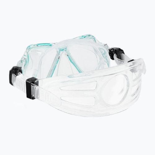 Šnorchlovací set AQUASTIC Maska + plutvy + šnorchel modrý MSFA-01SN