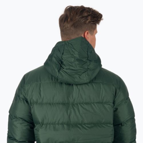 Pánska páperová bunda Haglöfs Bield Down Hood green 604684