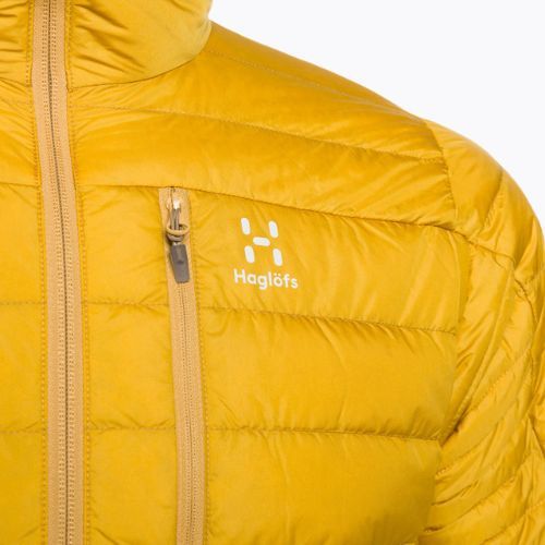 Pánska páperová bunda Haglöfs Micro Nordic Down Hood yellow 605047