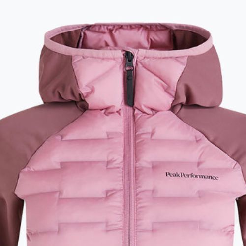 Dámska bunda Peak Performance Argon Hybrid Hood Jacket pink G77859110