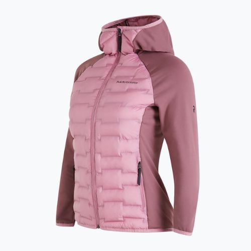 Dámska bunda Peak Performance Argon Hybrid Hood Jacket pink G77859110