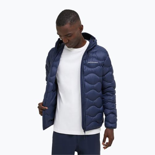 Peak Performance pánska páperová bunda Helium Down Hood navy blue G77849020
