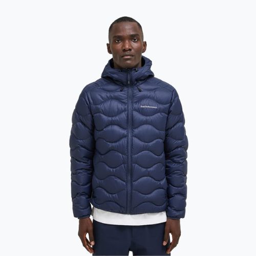 Peak Performance pánska páperová bunda Helium Down Hood navy blue G77849020
