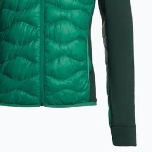 Pánska bunda Peak Performance Helium Down Hybrid Hood Green G77855130