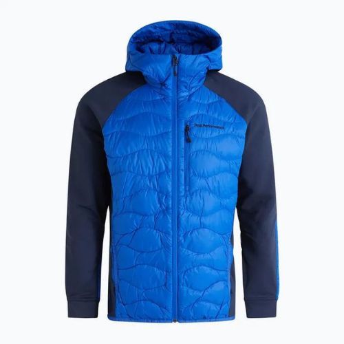 Pánska bunda Peak Performance Helium Down Hybrid Hood Jacket Blue G77855110