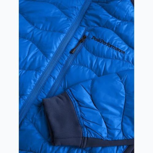 Pánska bunda Peak Performance Helium Down Hybrid Hood Jacket Blue G77855110