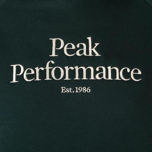 Pánska trekingová mikina Peak Performance Original Hood zelená G77756250