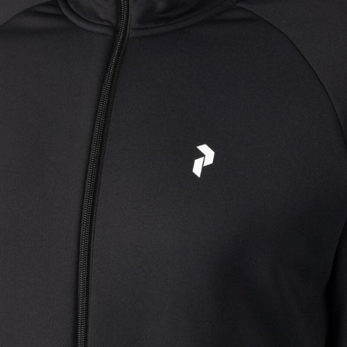 Pánska trekingová mikina Peak Performance Rider Zip Hood black G78833040