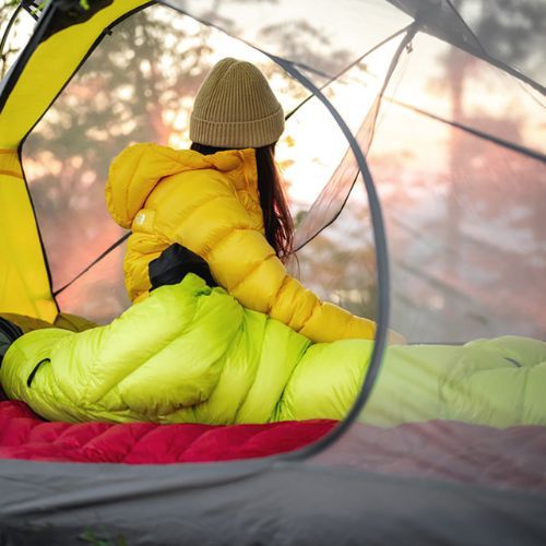 Spací vak AURA AR 600 zelený AU07788