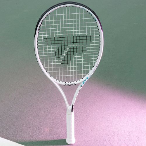 Detská tenisová raketa Tecnifibre Tempo 21 biela 14TEMP212E