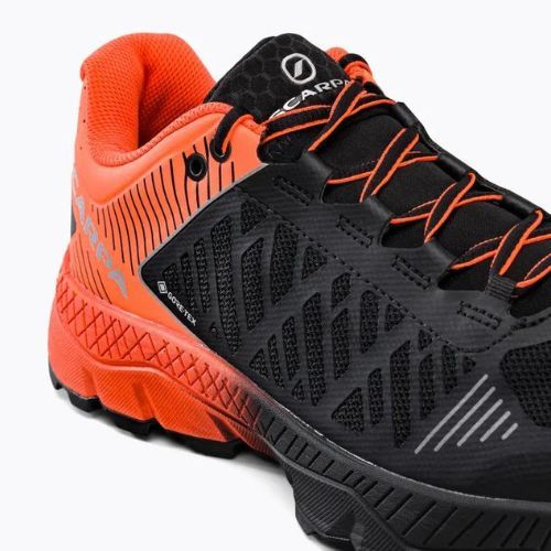 Pánska bežecká obuv SCARPA Spin Ultra black/orange GTX 33072-200/1