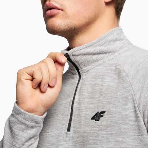 Pánska lyžiarska mikina 4F sivá H4Z22-BIMP010