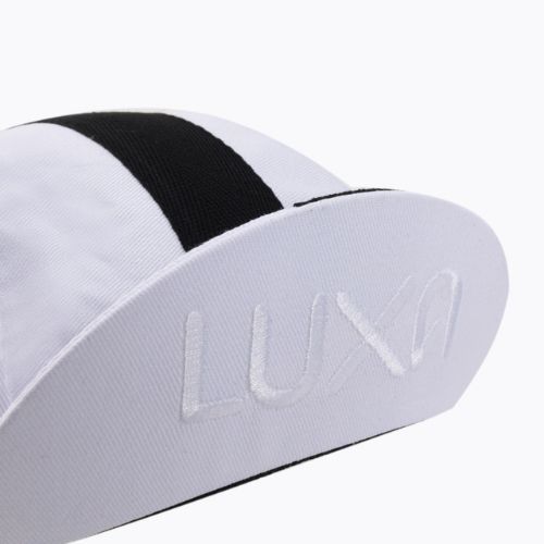 LUXA Classic Stripe baseballová čiapka biela a čierna LULOCKCSW