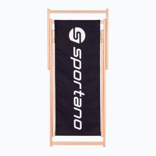 Nastaviteľné záhradné lehátko Sportano LSR01310 čierne SSB001
