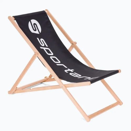 Nastaviteľné záhradné lehátko Sportano LSR01310 čierne SSB001