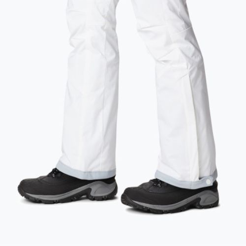 Dámske lyžiarske nohavice Columbia Backslope II Insulated white 1985371