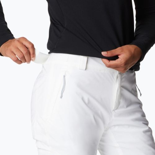 Dámske lyžiarske nohavice Columbia Backslope II Insulated white 1985371